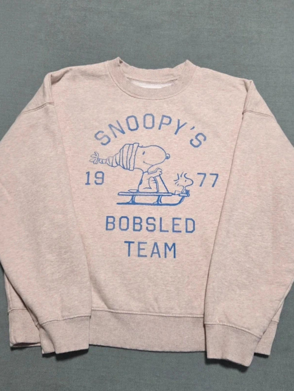 American Eagle Peanuts Snoopy's Bobsled Team 1977 Graphic Sweatshirt - S